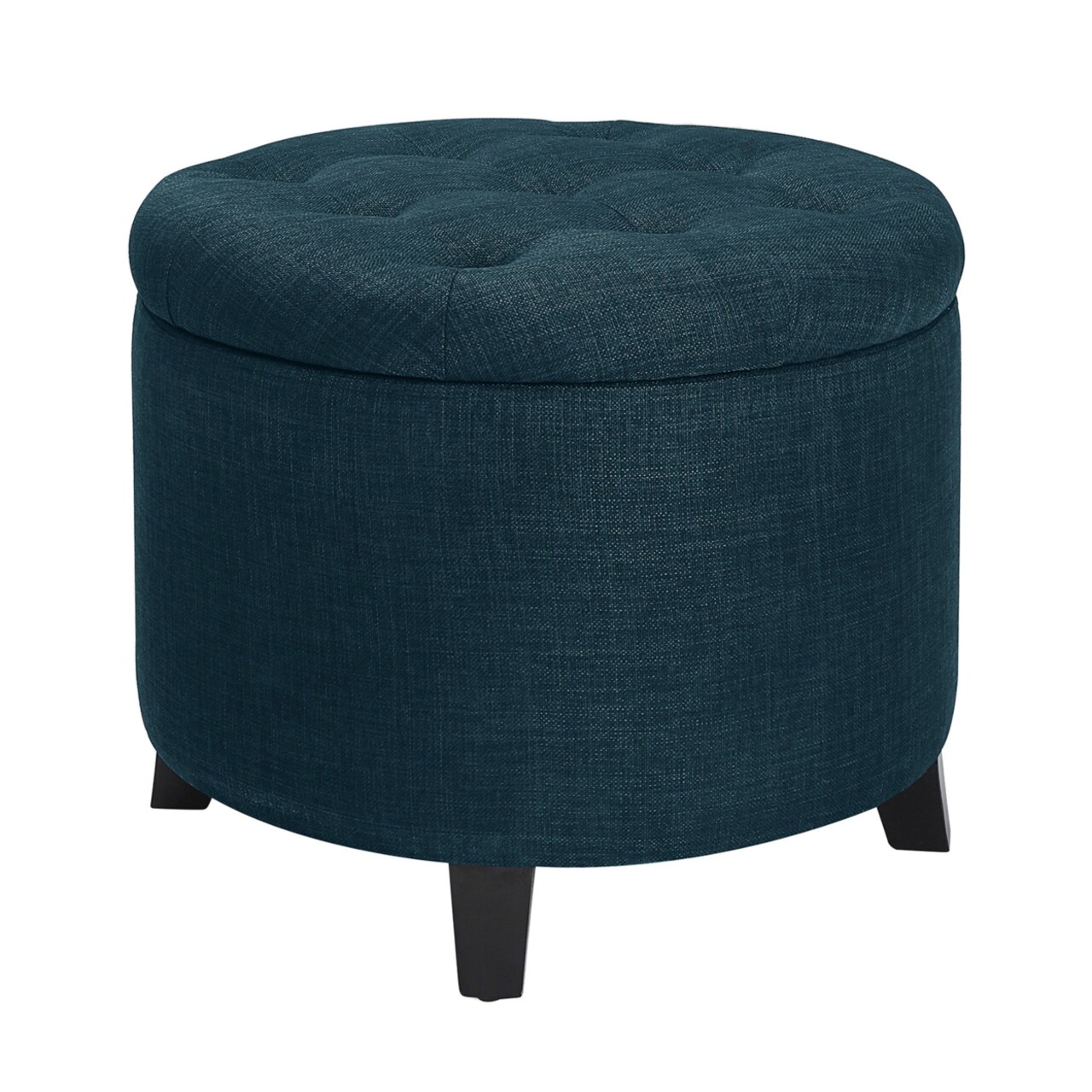 Wholesale Interior Designs4Comfort Round Storage Ottoman, Blue